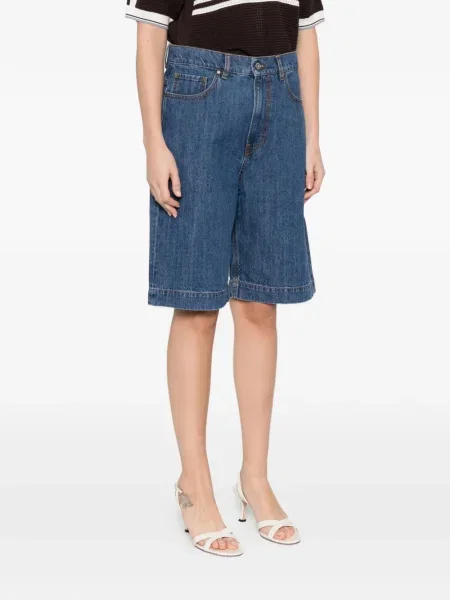 Pantaloni scurți din denim P.a.r.o.s.h. albastru