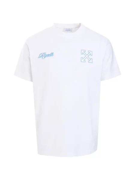 Grafic tricou Off-white alb