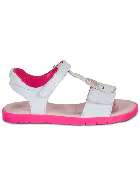 Szandál Geox J Sandal Joyfoot Gir S fehér