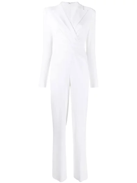 Długi kombinezon Talbot Runhof kopertowy czarny