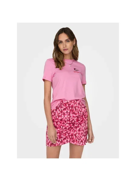 ONLY T-shirt Kita Regular Fit ljubičasta