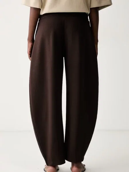 Adidas Originals spodnie dresowe Barrel brązowe