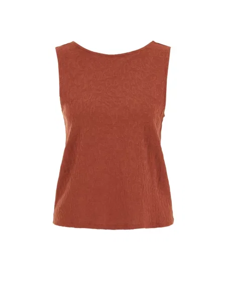 Top We Fashion hnědý