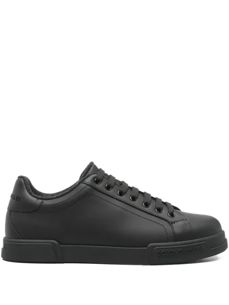 Sneakerși Dolce & Gabbana din piele negru