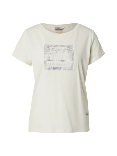 ZABAIONE Tricou alb