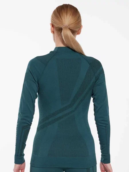 Bluza Brubeck THERMO WOOL by Pustelnik zielona