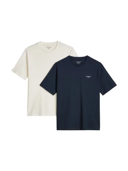 Marc O'Polo DENIM Majica mornarsko plava / prljavo bijela