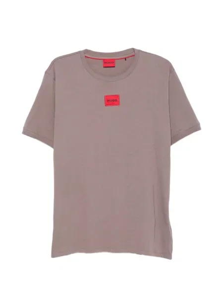Tricou Hugo cu autograf maro