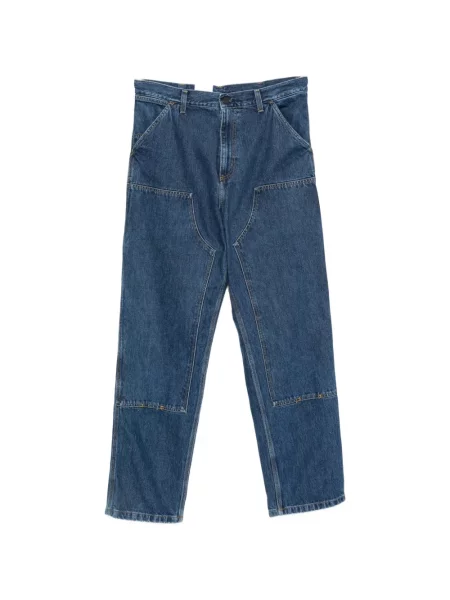 Široké džínsy Carhartt Wip modrá