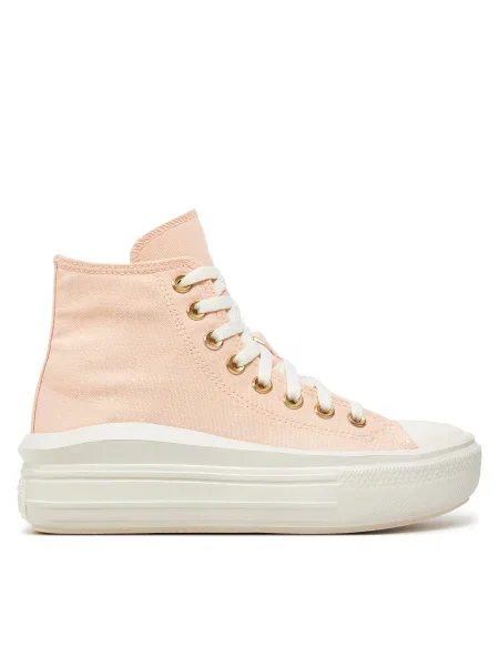 CONVERSE Členkové tenisky Chuck Taylor All Star broskyňová / biela ružová