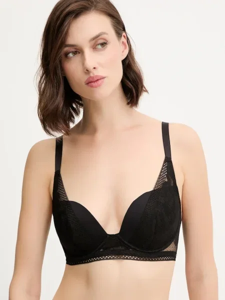 Сутиен BOSS с изчистен дизайн черно