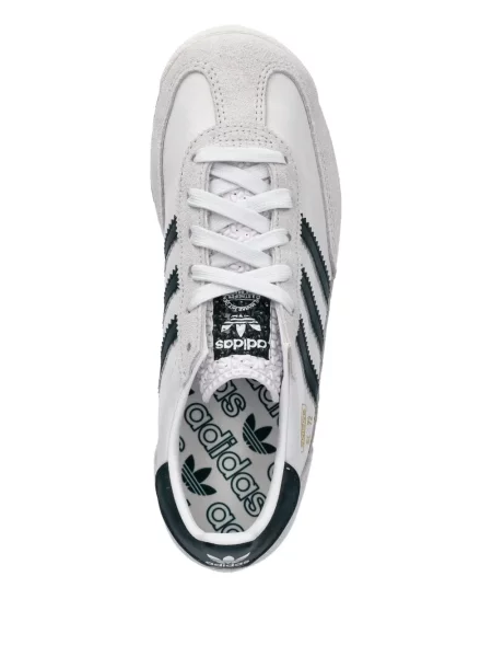 Sneakerși Adidas Predator cu broderie cu dungi din piele de căprioară albastru
