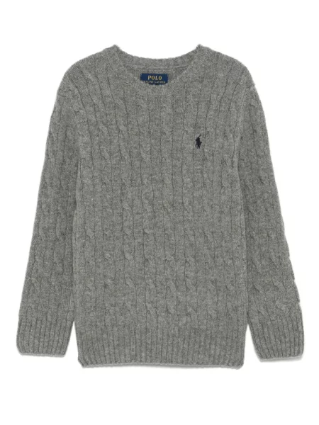 Sweter dziecięcy Polo Ralph Lauren szary
