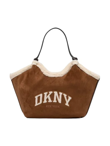 Shopperka Dkny brązowa