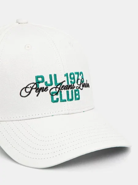 Pepe Jeans baseballová čepice TALBOT CAP bílá