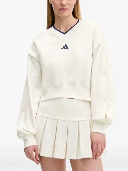 Csíkos futó nadrág Adidas fekete