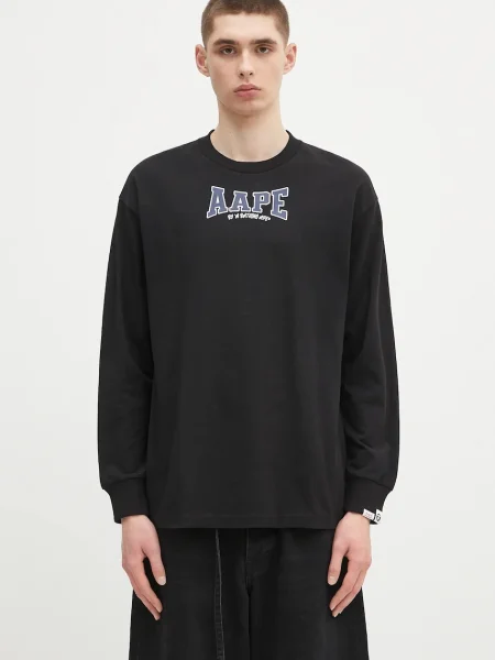 Tricou mânecă lungă Aape negru