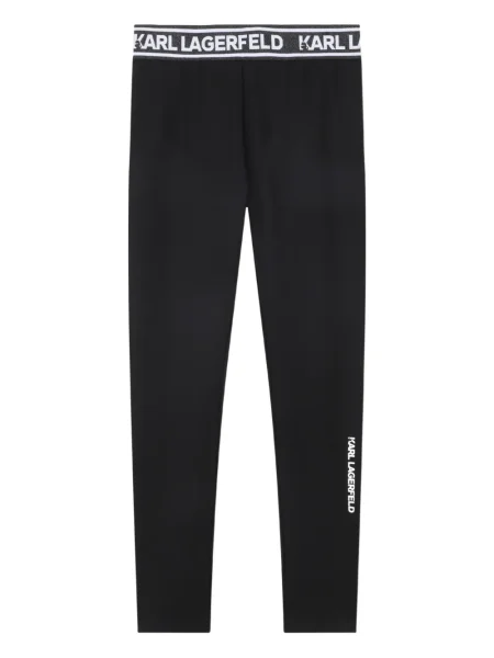 Legginsy dziecięce Karl Lagerfeld czarne