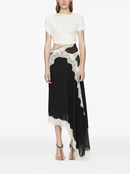 Rochie Christopher Esber din dantelă de costum negru