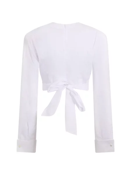Decupat top Philosophy Di Lorenzo Serafini plic alb