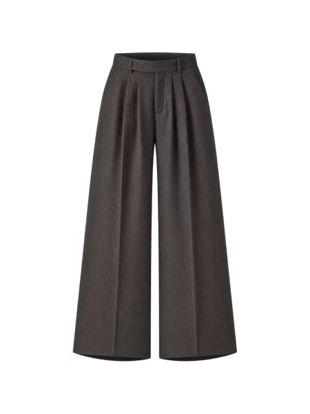 Pantaloni Le Sully Studio maro