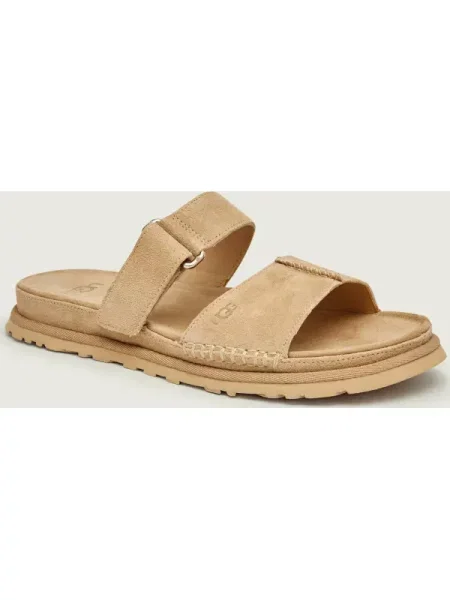 UGG Șlapi GOLDENGAZE | piele întoarsă bej
