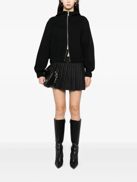 Geacă Helmut Lang cu glugă negru