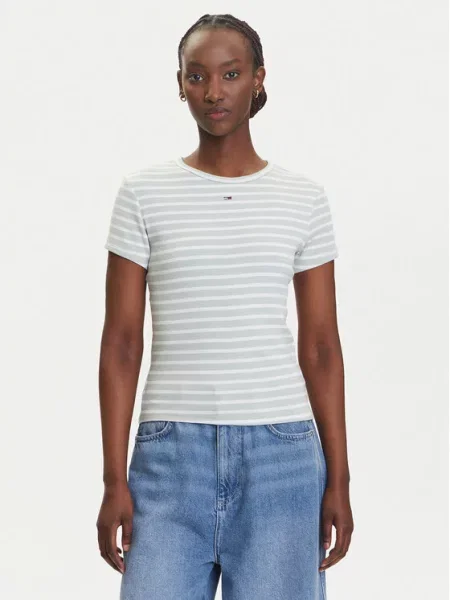 Majica Tommy Jeans zelena