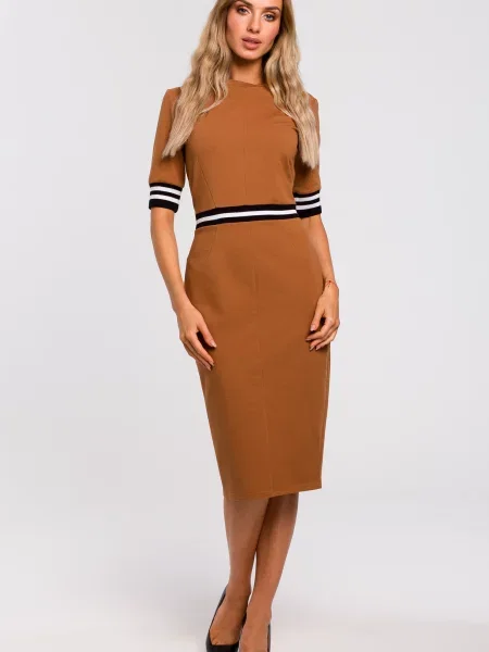 Sukienka Made Of Emotion brązowa