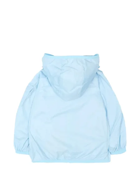 Kurtka dziecięca Moncler Enfant niebieska
