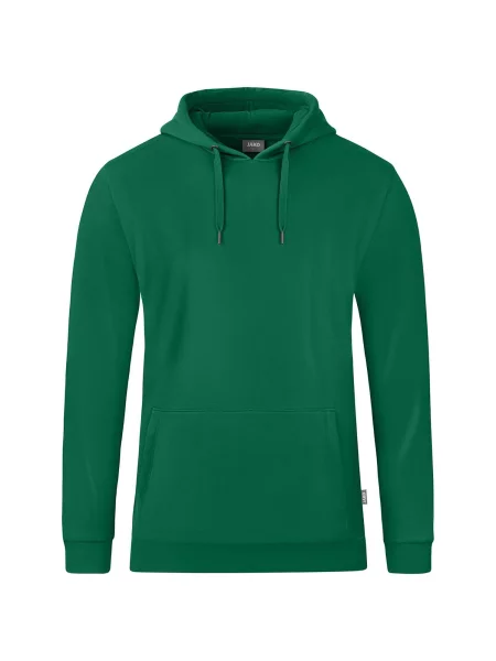 Bluza z kapturem Jako Organic zielona