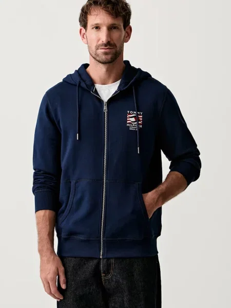 Tommy Hilfiger hanorac cu glugă pentru bărbați din