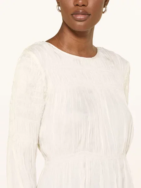 Dlouhá halenka By Malene Birger s dlouhými rukávy bílá