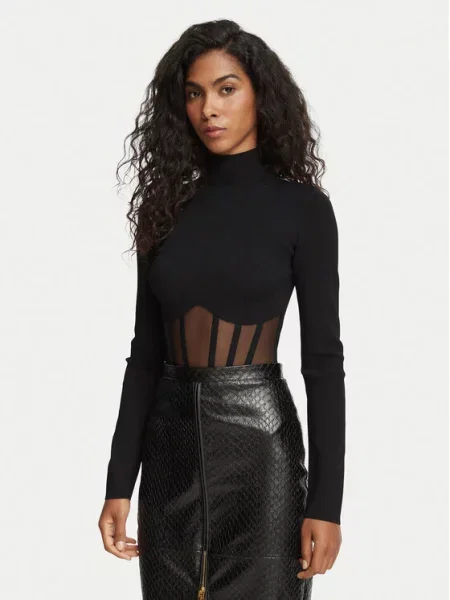 Elisabetta Franchi Body Fitted Fit fekete