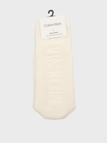 Махрові шкарпетки Calvin Klein Jeans білі