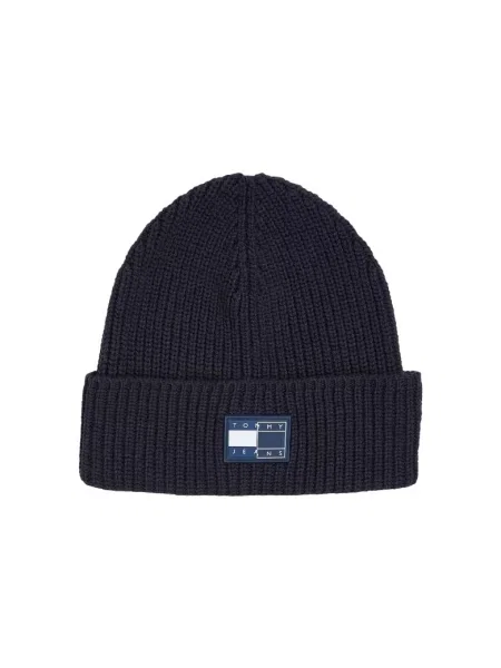 Tommy Jeans Cap TJM COLLEGIATE SHORT blue albastru