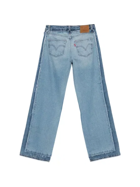 Szeroki sweter Levi's w paski czarny