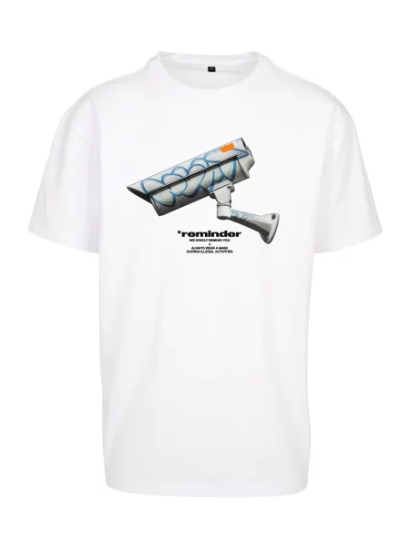 Mister Tee Tricou albastru / gri / negru alb