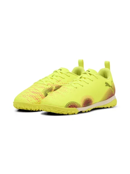 PUMA Młodzieżowe buty piłkarskie FUTURE 8 PLAY TT śCzerwonynia wysokość Buty 33 żółty