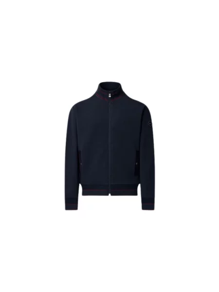 Bluza rozpinana Hackett do biegania niebieska