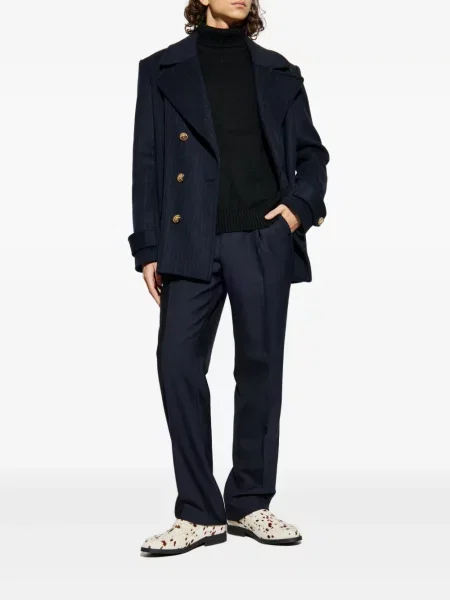 Pantaloni Etro de lână albastru