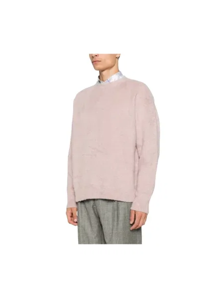 Sweter Roberto Collina różowy