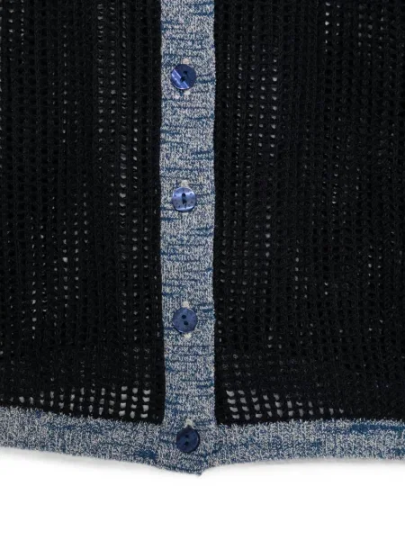 Cardigan Eckhaus Latta tricotate negru