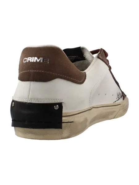 Pantofi Crime London alb