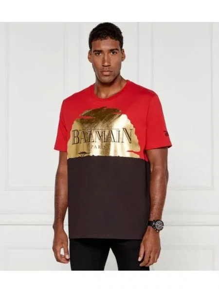 Balmain Tricou BALMAIN X LION KING | Relaxed fit roșu