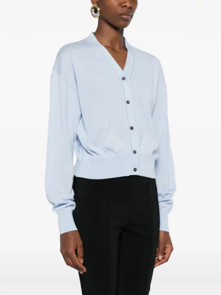 Cardigan Jacquemus cu decolteu în V albastru