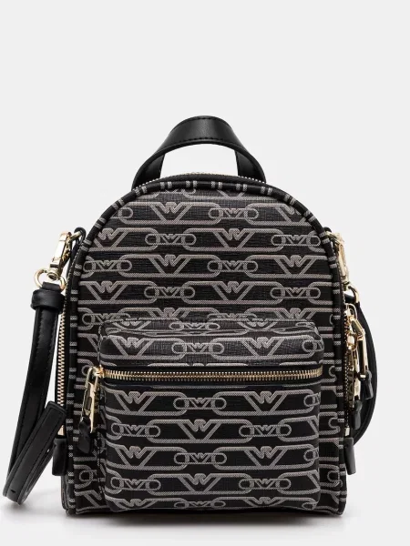 Plecak Emporio Armani skórzany czarny