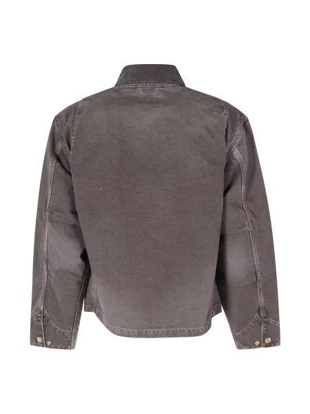 Kurtka jeansowa Carhartt Wip brązowa