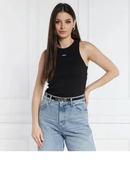 Hugo Blue Top Easy Tank