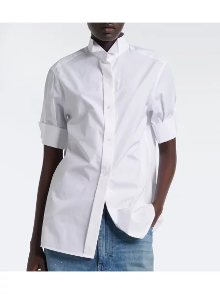 Cămașă Maison Margiela din poplin alb